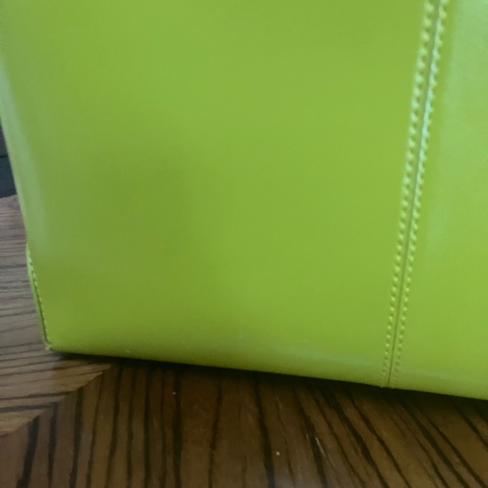Tod's Lady Di Lime Leather Handbag NWOT - Picture 8 of 11